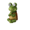 GARDEN FIGURINE – SITTING TURTLE WITH GLOWING EYES 11,5 X 9 X 18,5 CM LED pack=4 pcs