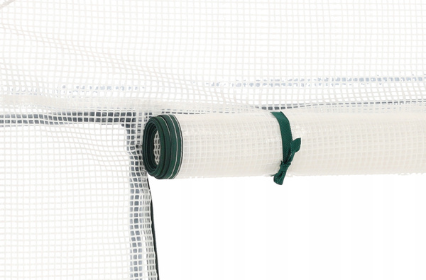 SZKLARNIA OGRODOWA Z PÓŁKAMI BIAŁA 140 x 140 x 200 CM