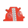 OUTDOOR THERMOMETER LADYBUG 15,5 x 16 CM