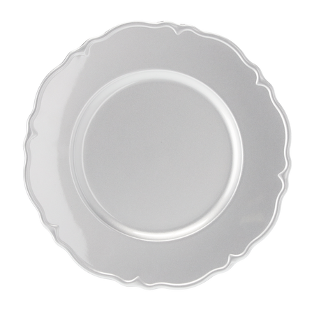VĂLUL ROTUND 33 x 33 x 2 CM CU MODEL ARGINTIU pachet=6 buc *8588