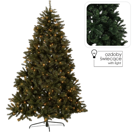 BRAD ARTIFICIAL 210 CM - VERDE LED *9032