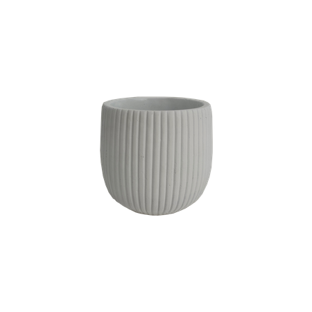 CEMENT COVER FOR POT 13 X 13 X 12 CM WHITE