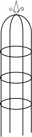 Garden Pergola Obelisk (column) 40 x 40 x 190 CM (+ ANCHORS)