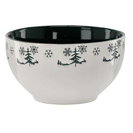 CERAMIC BOWL 550 ML "CHRISTMAS" PACK=4PCS