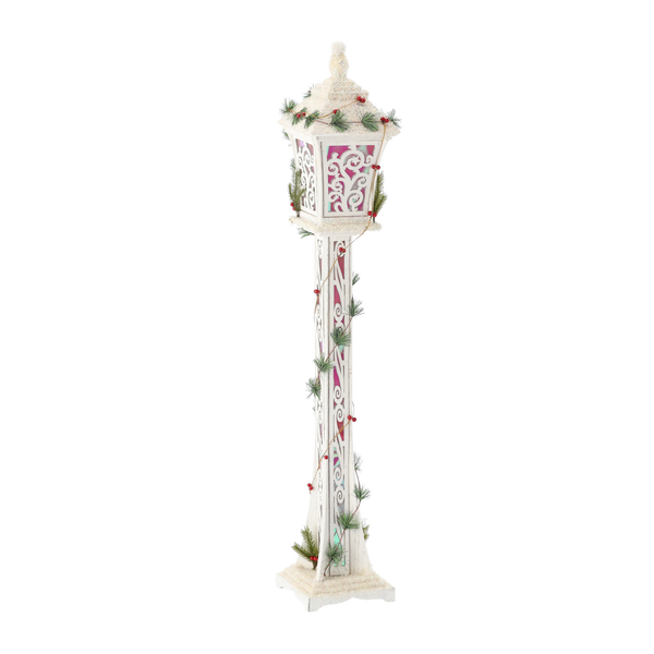 Vianočná biela LED lampa 20 x 20 x 120 CM *5287