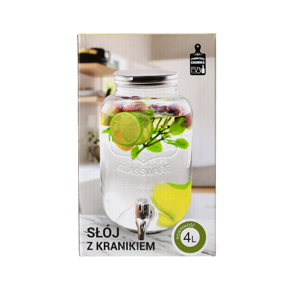 JAR 4 L WITH FAUCET