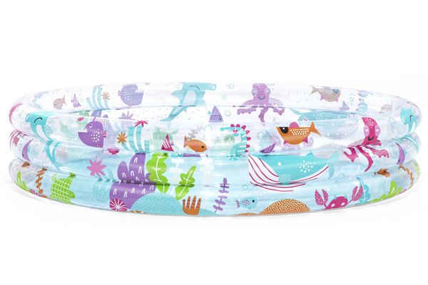 Bestway® 6' x H13"/1.83m x H33cm Deep Dive 3-Ring Pool