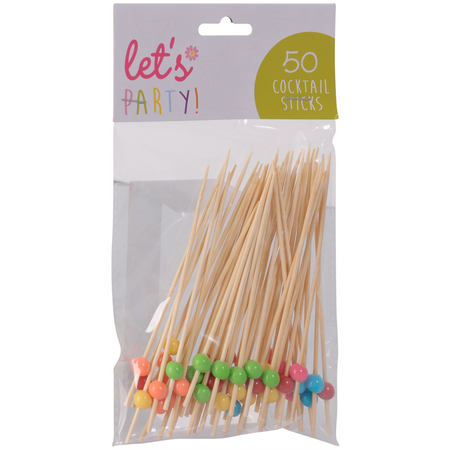 SET OF 50 COCKTAIL TOOTHPICKS 8 CM