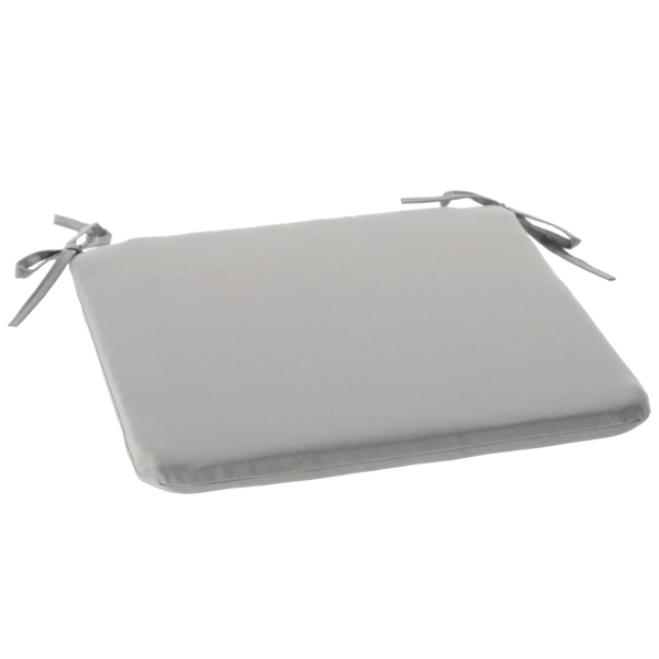 PODUSZKA NA KRZESŁO 40 x 40 x 3 CM JASNOSZARA