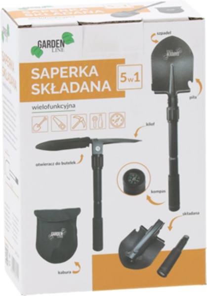 SAPERKA SKŁADANA WIELOFUNKCYJNA 16 / 41,5 CM 5 W 1