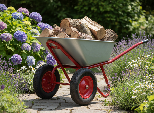 TACZKA - POJEMNOŚĆ 140 L - CZERWONA 