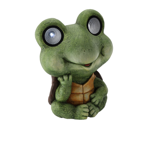 GARDEN FIGURINE - TURTLE WITH GLOWING EYES 27 x 21 x 36 CM LED