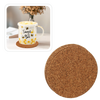 6PCS CORK ROUND COASTERS WITH DESIGN PRINTED