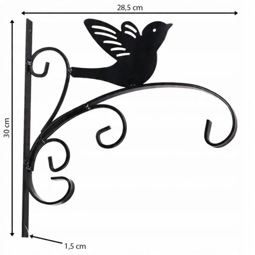 ZÁVES NA Kvetináč "VTÁČIK" 30 x 28 CM disp=12ks *0273