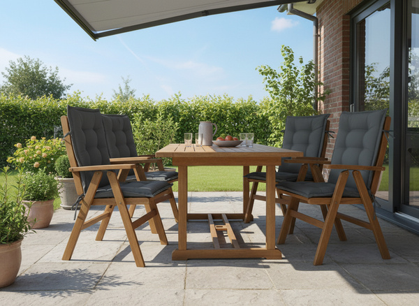 PODUSZKA NA KRZESŁO / OPARCIE 48 x 100 x 5 CM CIEMNOSZARA