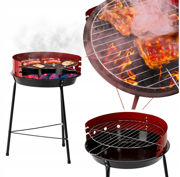 SIMPLE ROUND CHARCOAL BBQ 41 x 33,5 x 46,5 CM