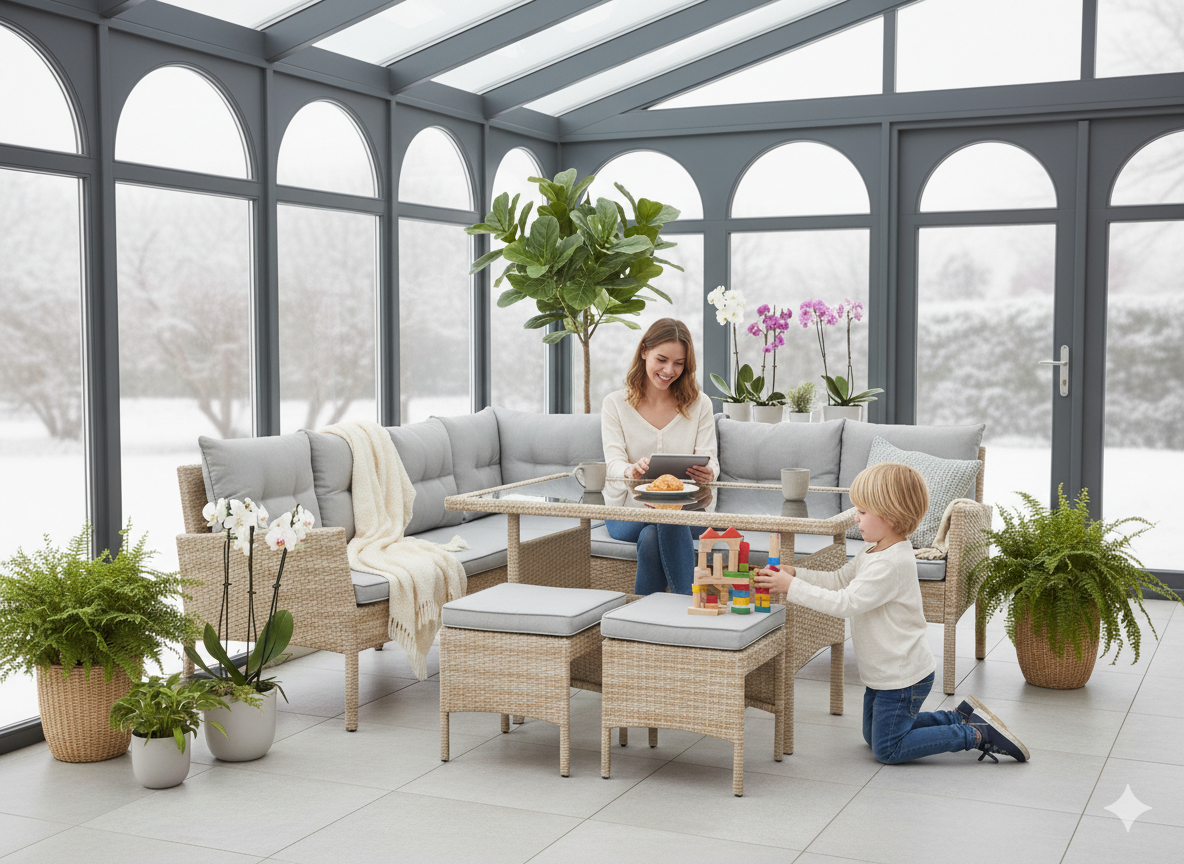 ZESTAW MEBLI RATTANOWYCH "BERNO" (SOFA NAROŻNA + 2 PUFY + STÓŁ) BEŻOWY + SZARE PODUSZKI pol_pl_ZESTAW-MEBLI-RATTANOWYCH-BERNO-SOFA-NAROZNA-2-PUFY-STOL-BEZOWY-SZARE-PODUSZKI-2312_8