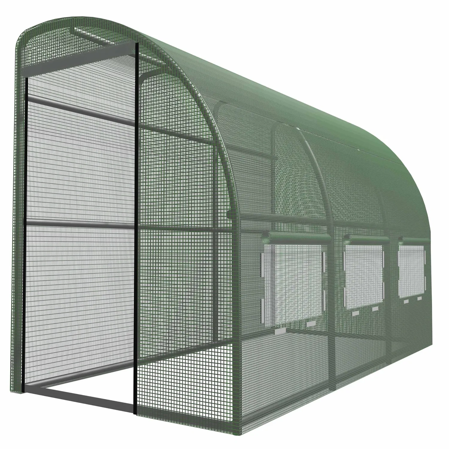 TUNEL FOLIOWY OGRODOWY 3 SEGMENTOWY "POŁÓWKA" ZIELONY 4X1,5X2 m pol_pl_TUNEL-FOLIOWY-OGRODOWY-3-SEGMENTOWY-POLOWKA-ZIELONY-4X1-5X2-m-1032_1