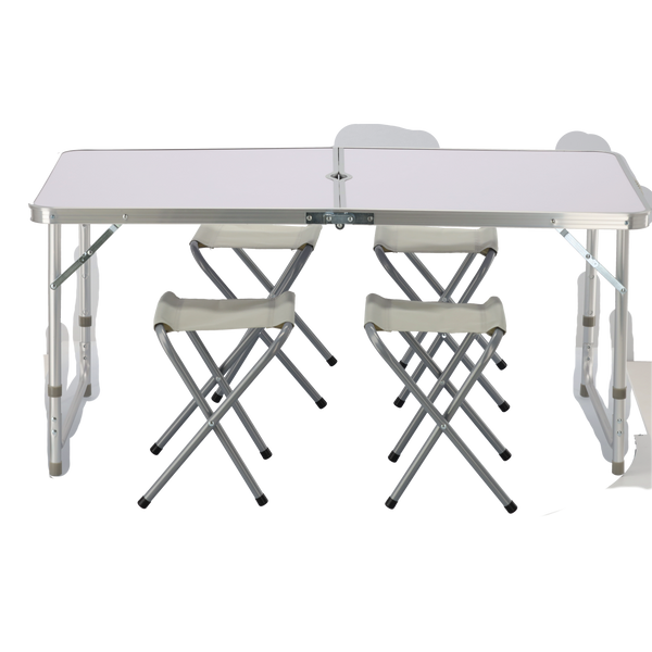 SET TOURIST (TABLE + 4 CHAIRS) 120 x 60 x 70 CM*8211
