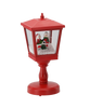 VÁNOČNÍ MINI LANTERN 13,5 X 13,5 X 31,5 CM S LED REFLEKTOROM - ČERVENÁ *3535