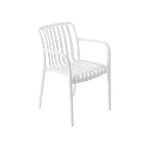 SCAUN DE GARD 45,5 x 57 x 45 / 81 CM ALB *8656