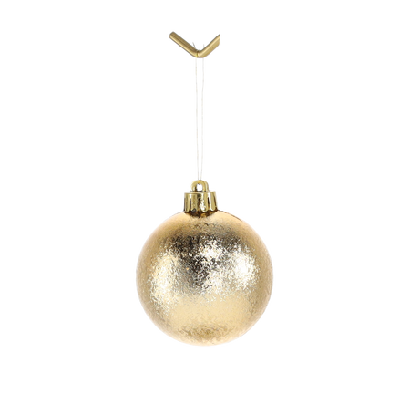 SET OF 24 BAUBLES 6 CM RED/GOLD/SILVER
