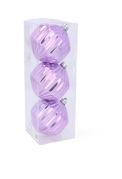 KLP. 3 BOMBEK 8 CM VIOLET/ALBASTRU *2046