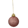 SET OF 31 BAUBLES 3-4.5 CM OLIVE/COPPER/GRAPHITE MIX DESIGNS