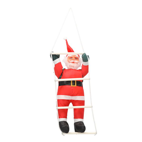 MIKULÁŠ VSTUPUJÍCÍ PO ŽEBŘÍKU 60 CM *6475