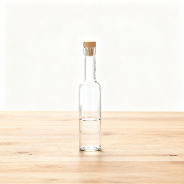 Fľaša BELISSIMO 250 ML + KOREK FI 17 SYNTETICKÝ ZGRZ=12 KS *7088