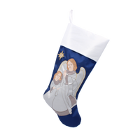 VÁNOČNÍ OZDOBY - ANDĚLSKÉ PONOŽKY MIX BARVY *8655