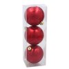KPL. 3 BOMBEK 8 CM ČERVENÝ / ZLATÝ / STRIEBORNÝ *3870