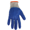SET OF 10 GARDEN GLOVES RED/BLUE LATEX COATED