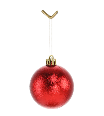 SET OF 24 BAUBLES 6 CM RED/GOLD/SILVER