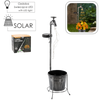 SOLAR FAUCET LIGHT WITH FLOWER POT LED 17,5 x 60 CM