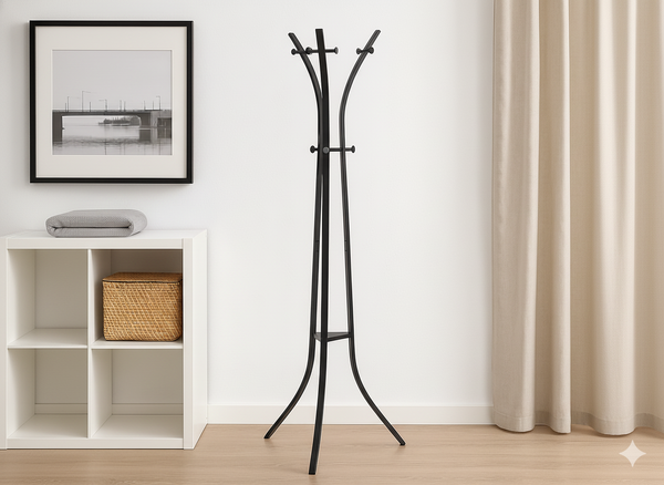 WIESZAK STOJĄCY HEMDE 184 CM CZARNY *5318