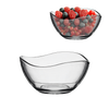 SET OF 6 WAVE DESIGN SALAD BOWLS 310 ML