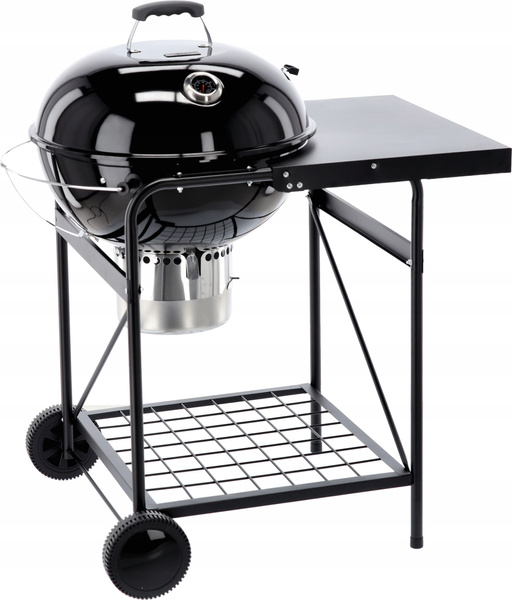 CHARCOAL GRILL WITH LID AND TABLE 90 X 70.5 X 111 CM