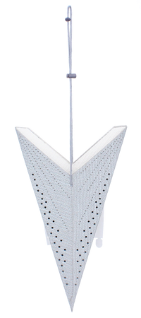 PAPER DECORATIVE STAR 60 CM GRAY