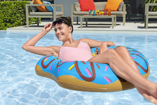 CERC LUNG DE PLAJĂ INFLAT 107 CM DONAT *9064