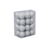 KPL. 24 BOMBĂ 3 CM ROȘU/ AURII/ARGINTII MIX DE MODELE *7146