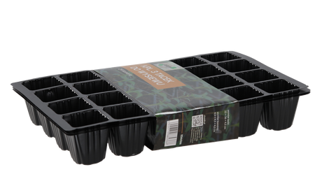 SET 3 FARFURII DE CULTIVARE/PENTRU SEMĂNAT DIN PLASTIC 24 CELULE *4366