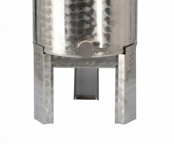 ODSTOJNIK 63 L NA STOJAKU Z ZAWOREM NIERDZEWNYM I POKRYWĄ*1406