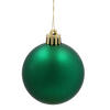 SET OF 12 BAUBLES 6 CM RED/GREEN/WHITE 