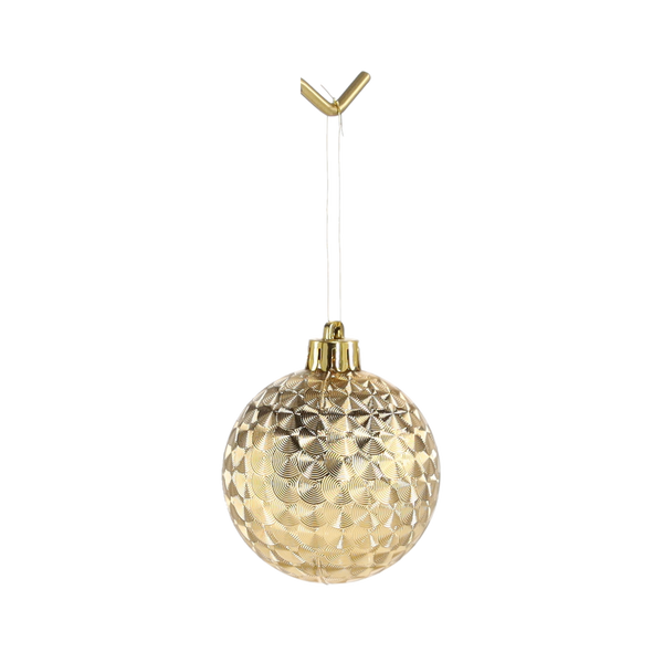 KPL. 9 DECORAȚII 6 CM ROȘU/ALBASTRU/ARGINTIU *7634