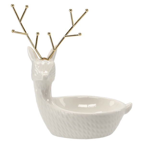 JEWELRY STAND LYING REINDEER 19.3 x 11.8 x 19.8 CM