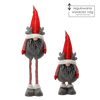 HOLIDAY GNOME WITH ADJUSTABLE LEGS 70 - 95 CM WITH REINDEER ANTLERS
