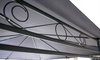 GARDEN PAVILION GREY 3 X 3M 3 X 3 X H2.55M