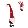 CHRISTMAS DECORATION - METAL GNOME WITH LONG HAT 19 x 11 x 37.5 CM