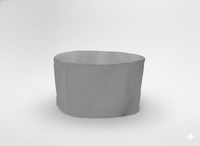 POKROWIEC NA MEBLE OGRODOWE 160 x 90 CM SZARY